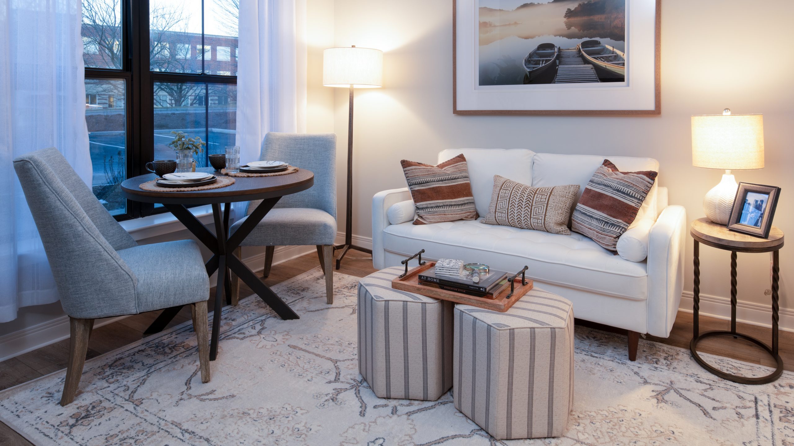 Waterstone on High Ridge model living room