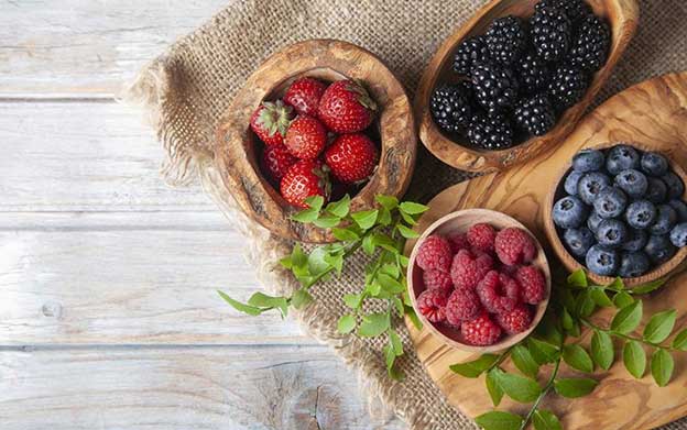 berries give your body natural sugars which translate to energy