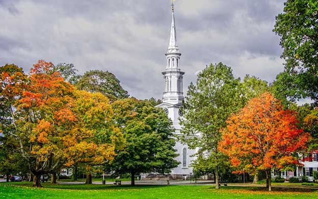 historical building in Lexington, Massachusetts