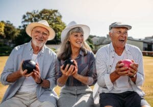 seniors finding things to do in retirement by learning a new skill
