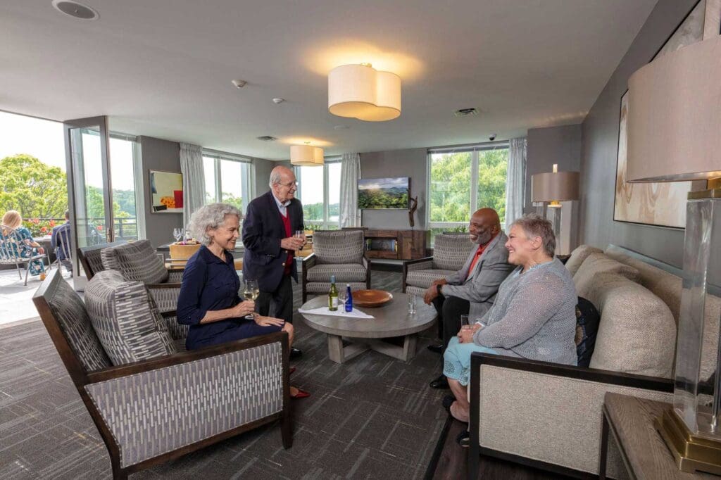 27 – Residents in common room