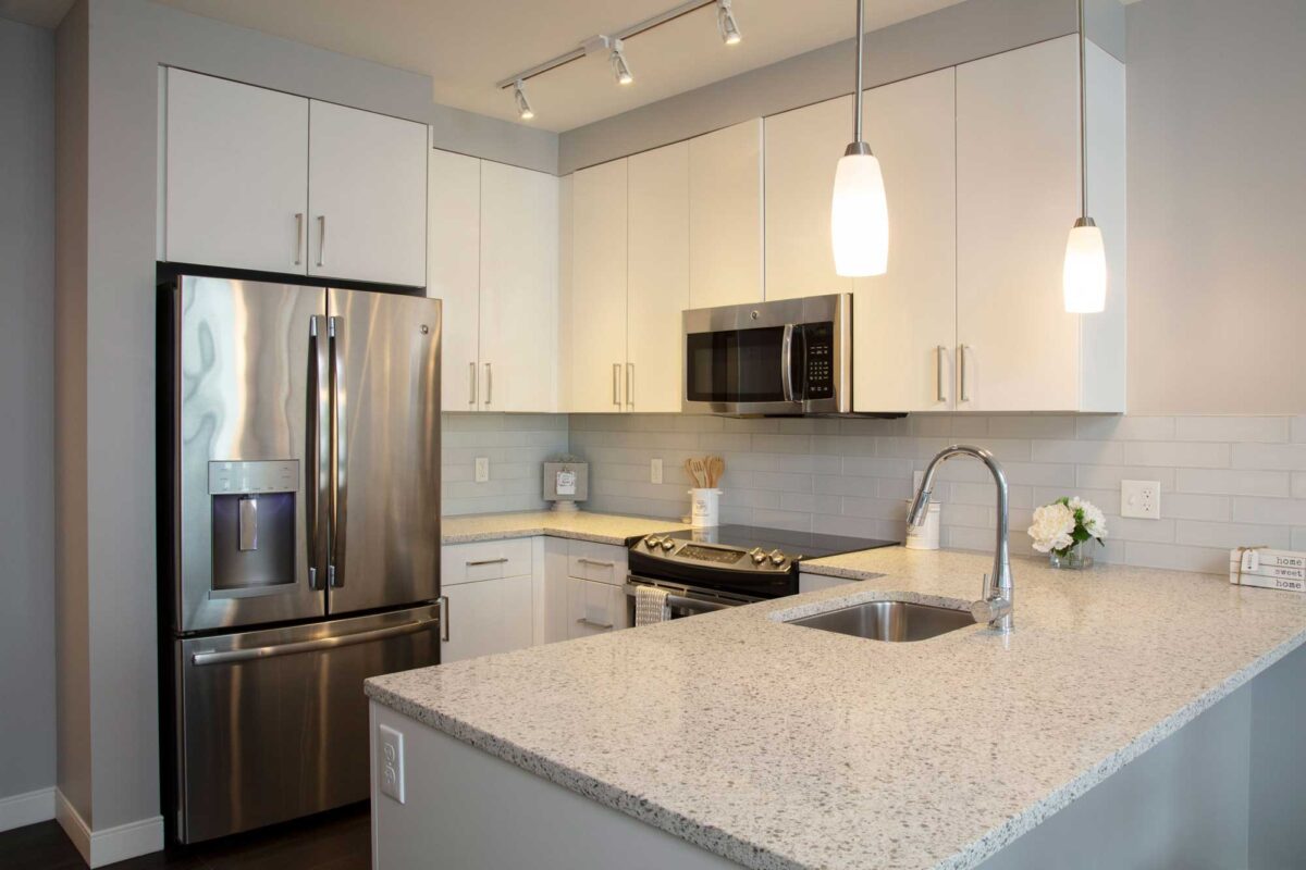 waterstone at the circle model kitchen