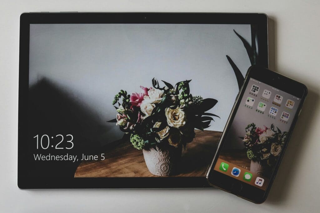 Tablet and mobile screens